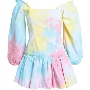 Loveshackfancy tie dye dress